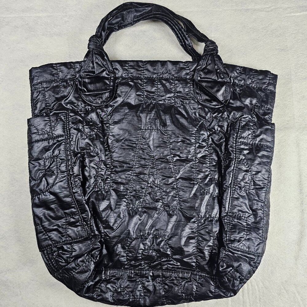 Marc Jacobs Black Nylon Quilted Nylon Reversible Tote Bag - Picture 3 of 6